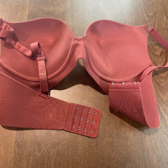 STRM LINE Push Up Wire free Bra Women's Size 38C Rust Adjustable Style: LY591125 - Picture 3 of 11
